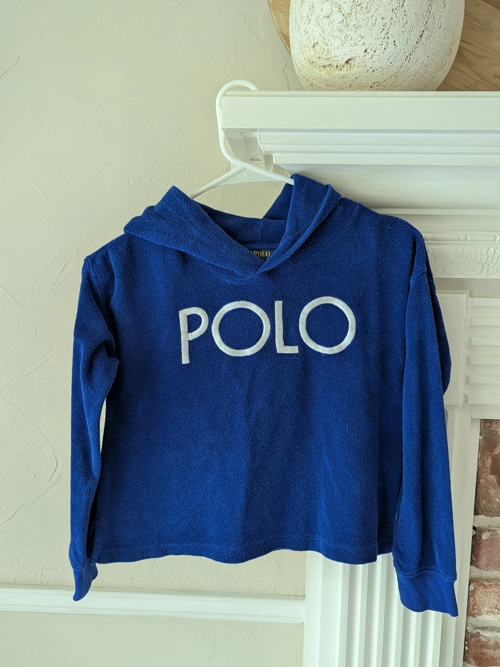 Polo Ralph Lauren |‎ Logo Terry Cropped Hoodie